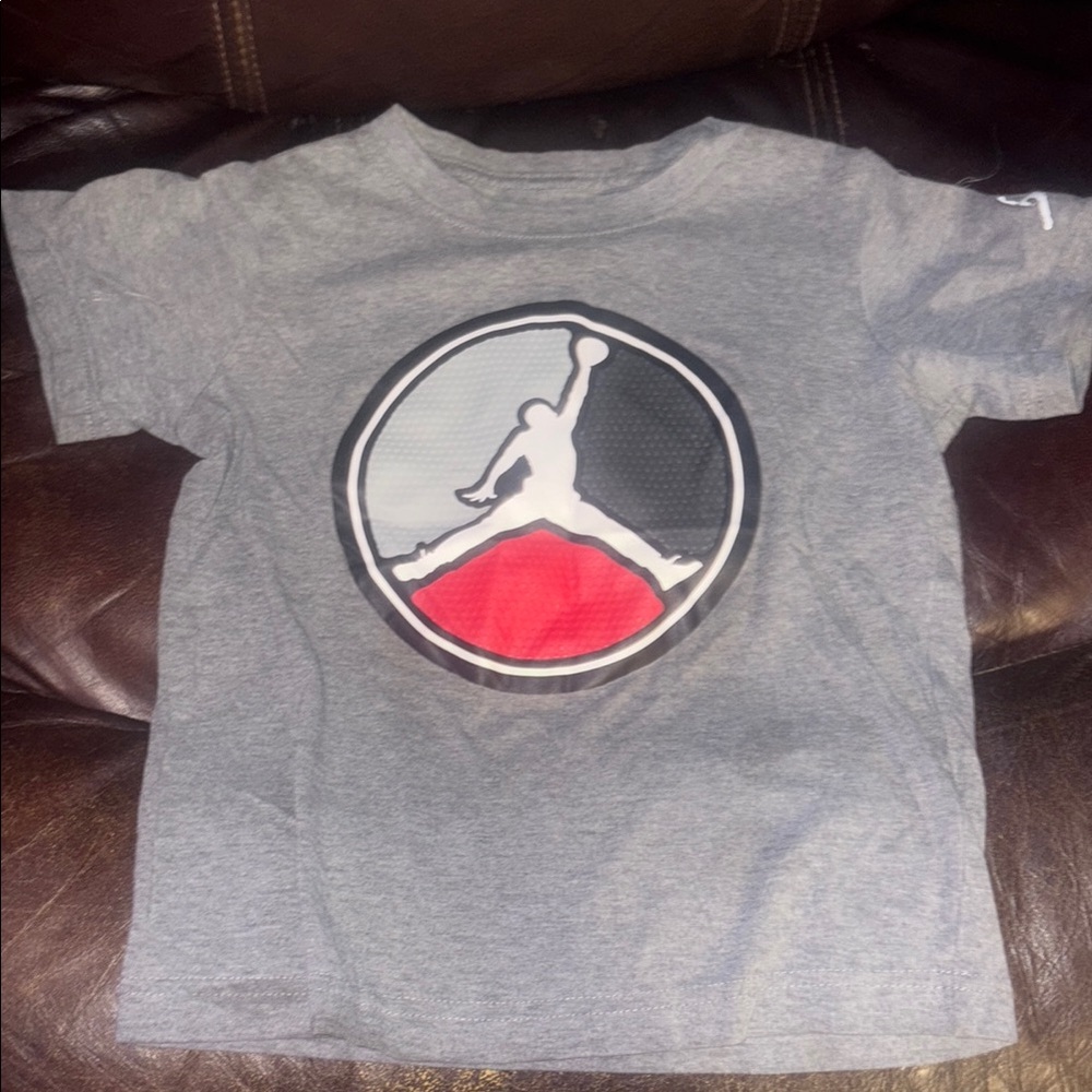 Gray Kids Shirt Air Jordan